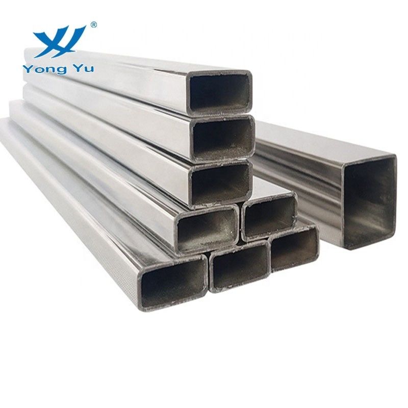 Rectangular Welded 304 Stainless Steel Pipe 2 Inch Aisi 304 Tube